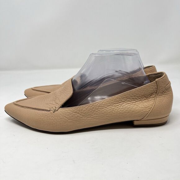 Vionic Noah Flats Womens 9.5 Tan Slip-On Pointed Toe Tumbled Leather - Picture 5 of 11